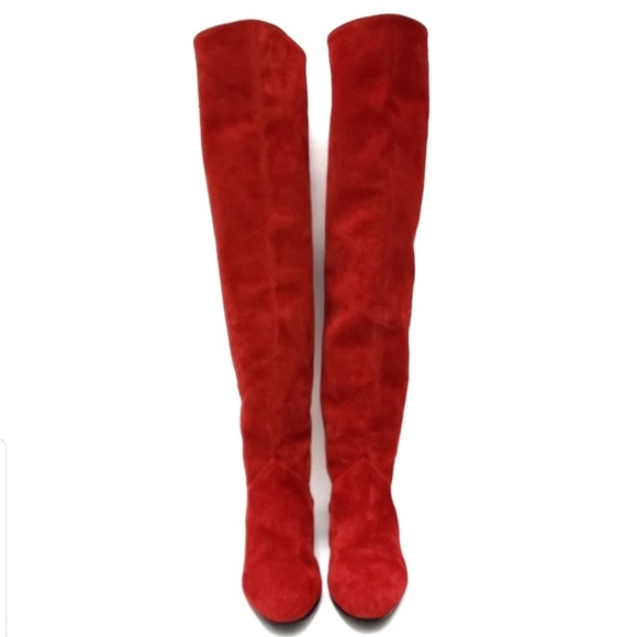 Vintage Shoes - 🎉HP🎉 Vintage Cristina Rossi OTK Suede Boots  7.5